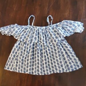 Ralph Lauren girls off the shoulder top